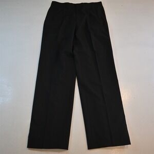 Bespoke 34x36 Black Wool Grossgrain Stripe Pleated Tuxedo Mens Pants